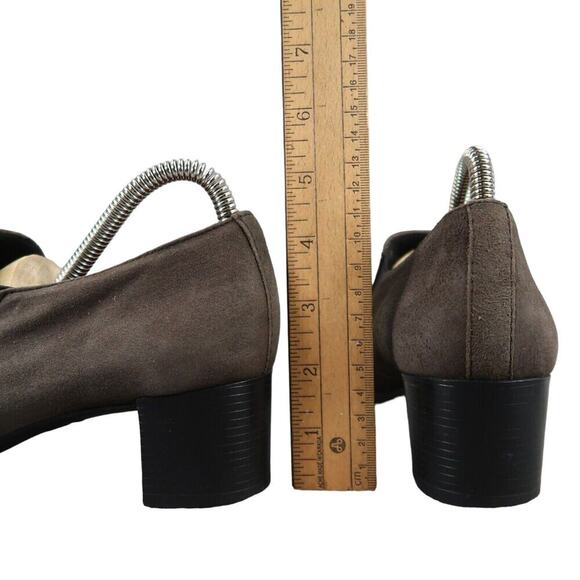 Munro Shoes Womens 8.5 Bootie Fashion Annee Professional Comfort Suede Brown Zip - Picture 6 of 14